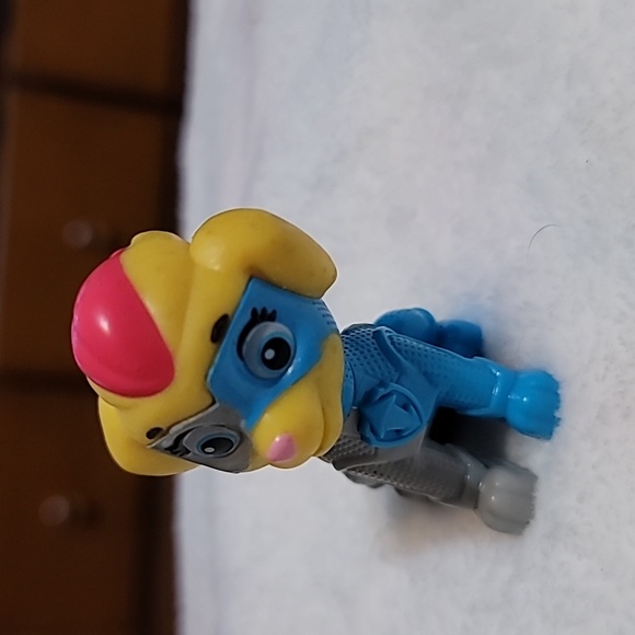 Paw Patrol Mighty Pups Super Paws Twins Power Split Trike Vehicle & Ella Figure - Picture 10 of 14